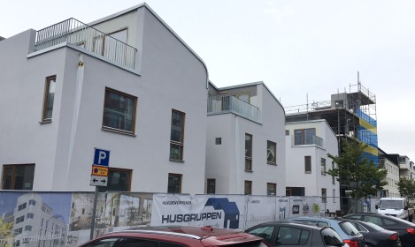 Husgruppen i Skåne är byggentreprenörer i projektet.