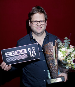 Jacob Melin, White arkitekter, tog emot priset. Foto: Peter Kroon
