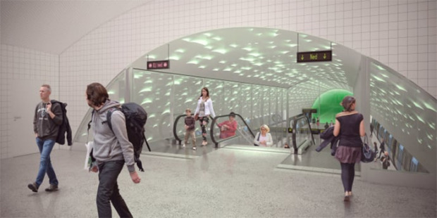 Nya tunnelbanan projekteras utan ritningar