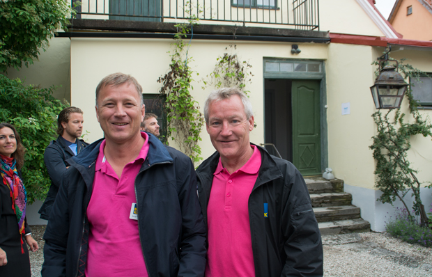 Bengt Fordelius, affärschef BoKlok, och Anders Hellman, affärsutvecklare BoKlok.