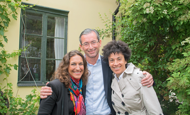Veronica Rörsgård, Pierre Olofsson och Christel Åkerman, alla från Skanska.