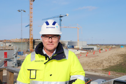 Per Smidfelt, Skanskas projektdirektör för ESS.