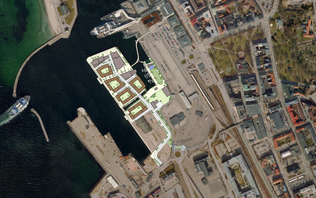 Oceanhamnens första etapper. Bild: Helsingborg stad