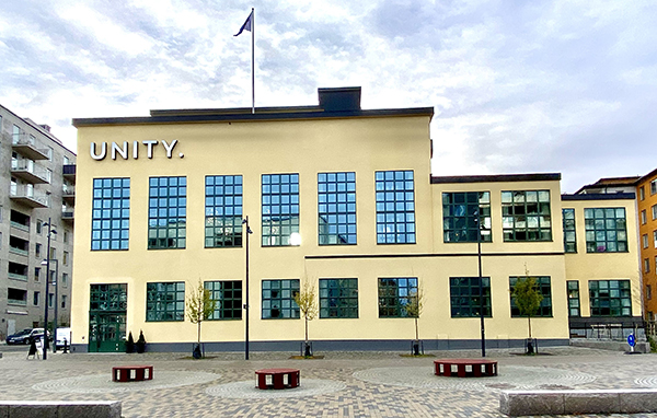 Fabriken inrymmer lägenheter, kontor, mötesrum, gym och café. Foto: Annika Rådlund