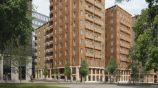 Bostadskvarter i trä växer