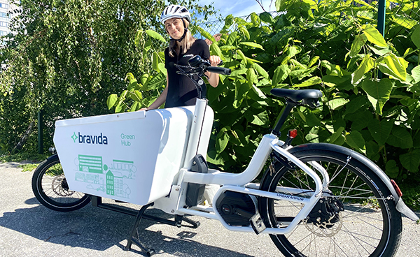 GreenHub är Bravidas nya koncept för klimatneutrala leveranser, som lanseras i Sverige i september. Foto: Bravida
