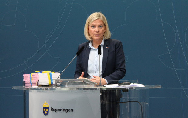 Finansminister Magdalena Andersson. Foto: Susanne Bengtsson