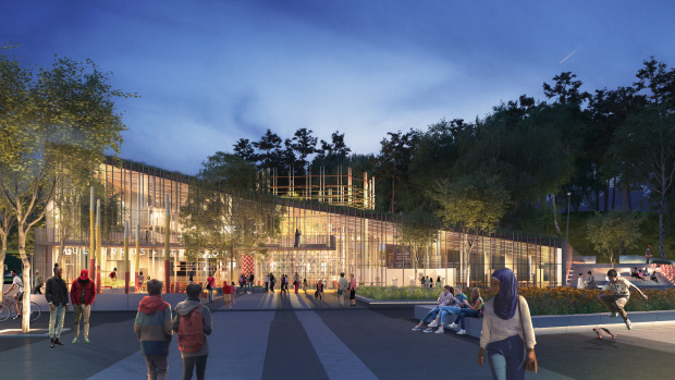 De ska bygga nya kulturhuset i Bergsjön