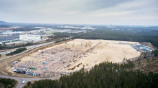 En av Nordens största logistikanläggningar byggs i trä