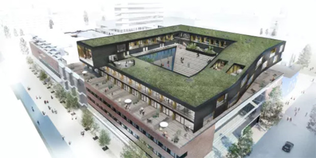 Exklusiva bostäder på gallerians tak