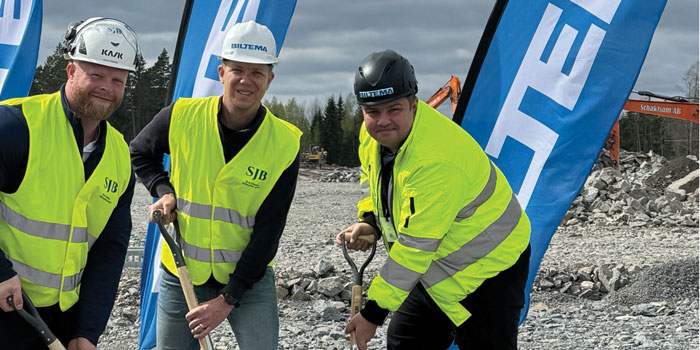 Första spadtaget för Biltema