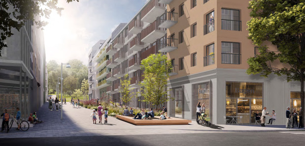 Idrottsplats och 4 000 nya lägenheter i Järvastaden