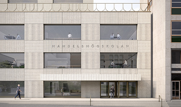 Handelshögskolan Göteborg. Bild: Johannes Norlander Arkitektur