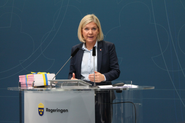 Finansminister Magdalena Andersson. Foto: Susanne Bengtsson
