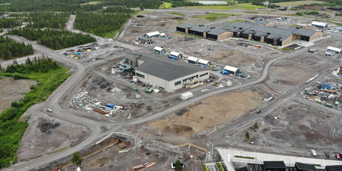 Miljonrullning i badhusprojekten