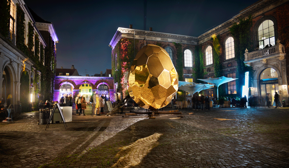 Solar Egg på ​Kunsthal Charlottenborg i Köpenhamn. Foto: Riksbyggen