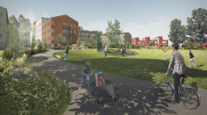 Peab bygger infrastruktur i Åkersberga