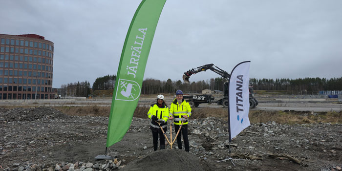 Titania byggstartar vid T-bana