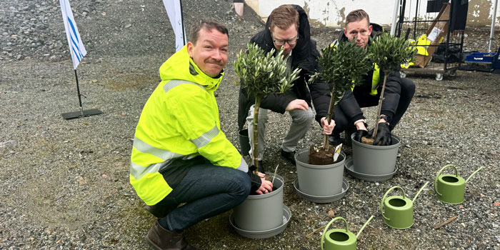 Tre gröna startskott för 380 nya bostäder