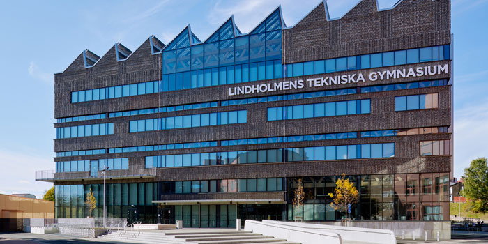 Lindholmens tekniska gymnasium, Göteborg.  Foto: Bert Leandersson